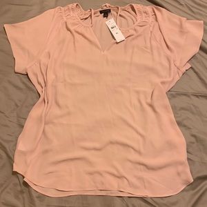 Ann Taylor Pink Blouse Size XL